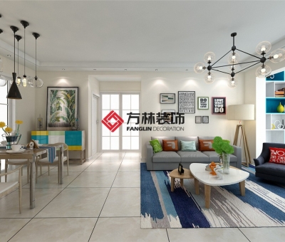 保利達(dá)翠堤灣95平現(xiàn)代簡約裝修效果圖--疏影·暗香